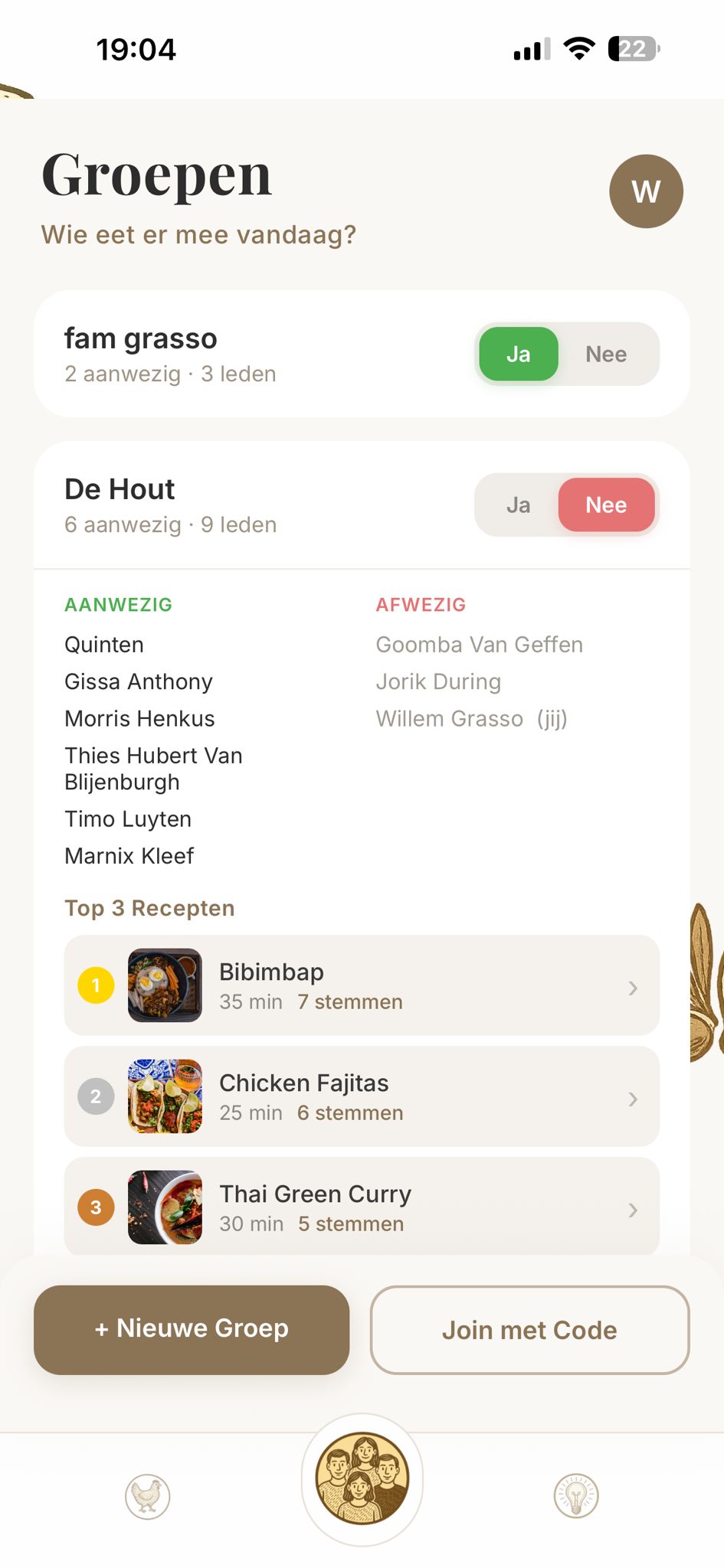 Studenten Happie app screenshot